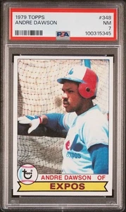 1979 Topps #348 - Andre Dawson - PSA 7 ¡Casi como nuevo!! - Imagen 1 de 2