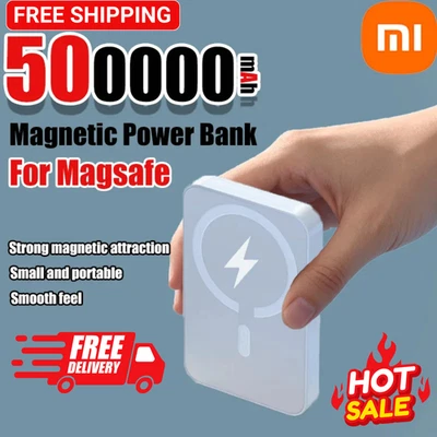 Xiaomi 500000 mAh Magnetic Wireless Power Bank 25W Fast Charger Home Travel Gift - Image 1 of 4