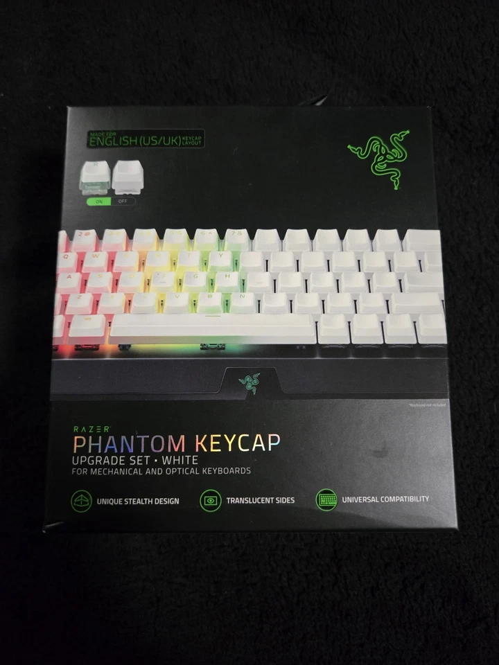 RAZER PHANTOM KEYCAP  Upgrade Set -WHITE- - Image 1 of 3