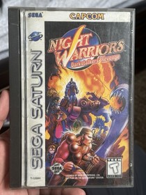 Night Warriors: Darkstalkers Revenge (Sega Saturn, 1996) Complete CIB Manual Reg