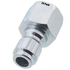 25 pack of Pressure Washer 3/8" Female NPT to Quick Connect Plug Zinc Coupler - Picture 1 of 2