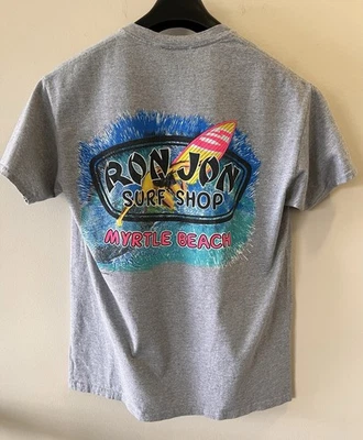 Camiseta Ron Jon Surf Shop - Myrtle Beach - Gris - Grande - Manga Corta - Tabla Foto 1 de 4