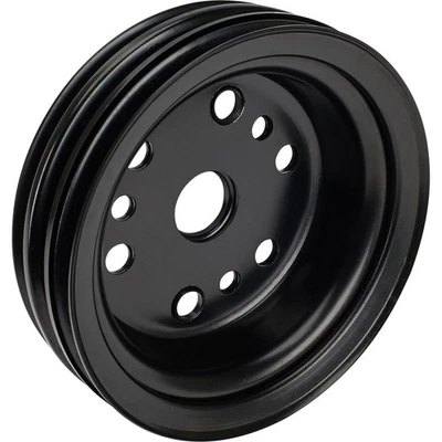 Speedway Motors 3-Groove S/B Chevy Crank Pulley for Short Water Pump, Black - Image 1 of 4