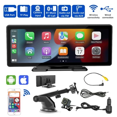 Touchscreen Neu CarPlay Tragbares 10.26 Zoll Tragbar GPS Wireless Autoradio Auto - Bild 1 von 4
