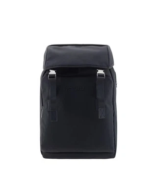 Dsquared² Padded Nylon Backpack with Metal Clip Closure and Laptop Compartment - Image 1 of 3