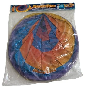 Vintage Retro Hover Disc HoverDisc Toy Age 3 &up Rainbow Swirl New Sealed Pkg - Picture 1 of 7