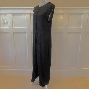 Maxi abito Zara design minimalista nuovo con etichette taglia:M girocollo senza maniche orlo grezzo - Foto 1 di 15