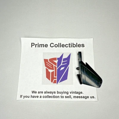 25-003 LOTE 2 Transformers G1 Skywarp Timón Derecho Listado De Colección Foto 1 de 2