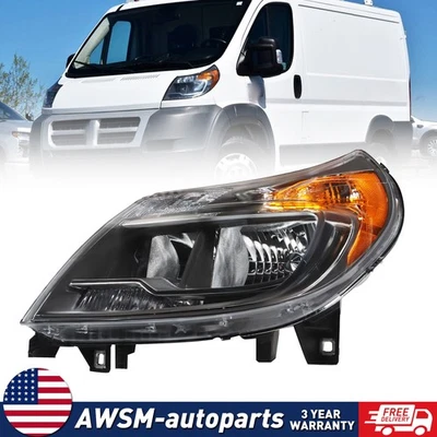 Headlight Headlamp For 2014-2022 Dodge Ram Promaster w/o DRL Driver Left Side - Image 1 of 4