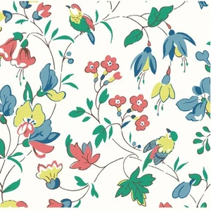 Liberty Tana Lawn Ivetas Garden D - Fat Quarter 20" x 26", 50 x 67cm fabric - Picture 1 of 1