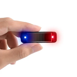 Universal Auto Car Dummy Alarm Solar LED Warning Light Anti-Theft Accessories - Bild 1 von 10