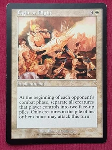 Magic The Gathering INVASION FIGHT OR FLIGHT white card MTG - Picture 1 of 2