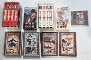 LONESOME DOVE & RETURN TO DVD LOT Duvall Western w/CD Soundtrack & VHS Box Set++ - Bild 1 von 12