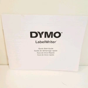 Dymo LabelWriter Quick Start Guide Manual Book ONLY - Picture 1 of 3