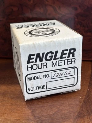 Engler Hour Meter #12NG2 - 120V 60Hz - New in Box - Industrial Timer - Image 1 of 3