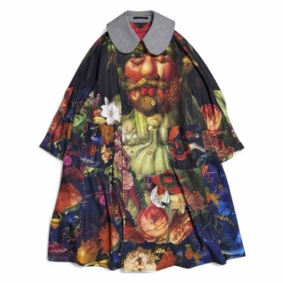 Abrigo Comme des Garcons Arcimboldo 2018 usado cuello redondo talla XS multicolor Foto 1 de 4