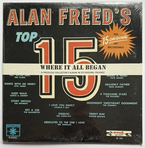 BRAND NEW STILL SEALED "ALAN FREED'S TOP 15" ROULETTE END RECORDS VINYL LP - Picture 1 of 2