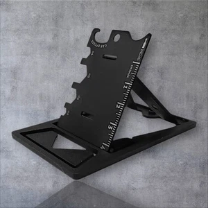 Stainless Steel Mobile Phone Stand Multifunctional Pocket Multi-Tool. Untracked - Photo 1 sur 5