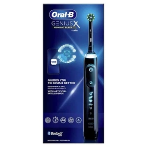 Oral-B Genius X Erwachsene Schwingende Zahnbürste Schwarz - Bild 1 von 3