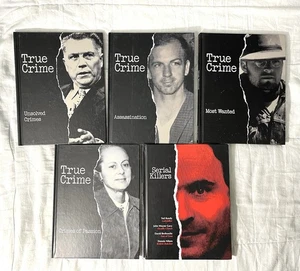 Lot 5 Time-Life True Crime Hardcover Book Serial Killers Unsolved Crimes Murder - Picture 1 of 20
