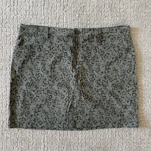Eddie Bauer Active Skort Skirt Womens Size 16 Green Stretch Pockets Hiking - Picture 1 of 13