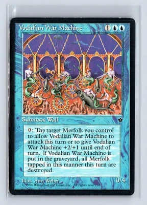 (4x) VODALIAN WAR MACHINE – MTG Magic the Gathering Card – Fallen Empires – Rare - Image 1 of 4