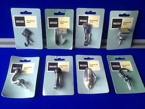 Tassel Curtain Hook Black Duck Egg Antique Brass Crystal Black Nickel Clear Ball - Picture 1 of 7