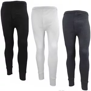 Mens Thermal Long Johns Bottoms Underwear Lined Leggings Under Wear Pants Soft - Picture 1 of 1