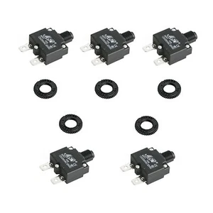 10 Amps Thermal Circuit Breakers Push Button Manual Reset Overload Protector ... - Picture 1 of 4