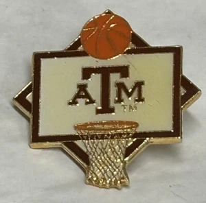 Spilla risvolto basket Texas A&M Aggies NCAA ATM vintage - Foto 1 di 2