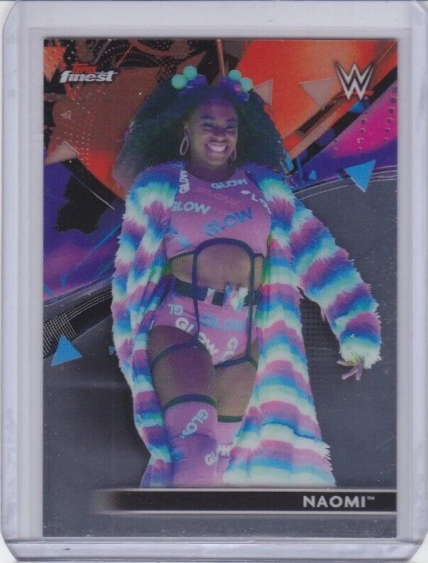 NAOMI  (2021 WWE Topps TOPPS FINEST Card #25 )  DIVAS TNA IMPACT TRINITY FATU - Image 1 of 1