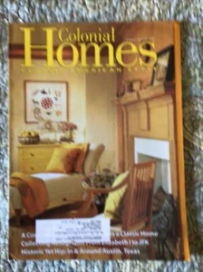 COLONIAL HOMES OCT/NOV 1999.HISTORIC YET HIP, AUSTIN, TX. SHIPS FREE! - Picture 1 of 2