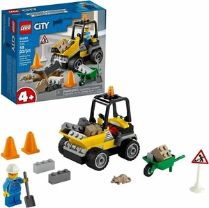 Lego City Roadwork Truck Building Toy 58 PCS 60284 - Picture 1 of 7