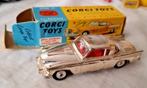 AMAZING VINTAGE CORGI TOYS STUDEBAKER GOLDEN HAWK No 211S BOXED - Picture 1 of 15
