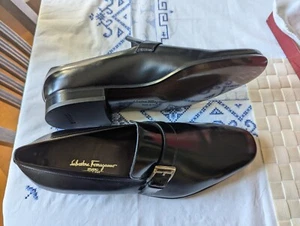 Salvatore Ferragamo Herren Schue Monkstrap Gr.42,5 - Bild 1 von 4