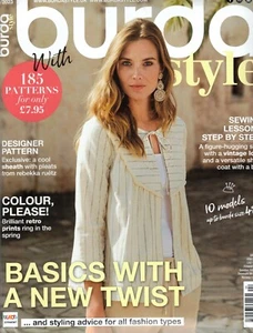 Burda Style Magazine April 2023 fashion sewing Color BASICS WITH A NEW TWIST - Picture 1 of 1