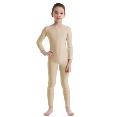 Niños Niñas Leotardo Niños Unitard Mono de Una Pieza Gimnasia Body Baile Foto 1 de 4