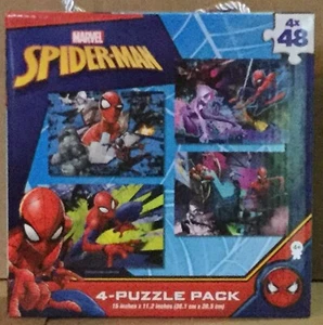 Marvel Spider-Man 4 Puzzle Pack NEW - Picture 1 of 3