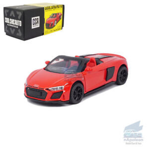 1:39 Audi R8 Spyder Model Car Diecast Toy Vehicle w/ Case Stand Collection Gift