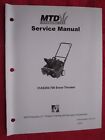 2004 MTD 31AS250-700 SNOW THROWER SERVICE MANUAL