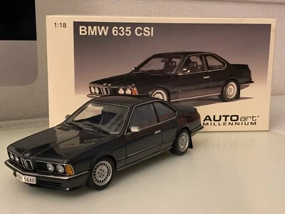 BMW 635csi 1:18 AutoArt Millenium Diamant Black Metallic - Imagen 1 de 4