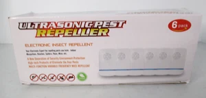 Ultrasonic Pest Repeller 6 Packs Pest Control Electronic Plug Indoor Non-Toxic - Picture 1 of 5