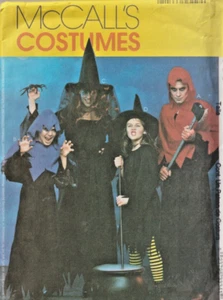 COSTUMI ADULTI STREGA & GHOUL - McCall's 3334 (taglia S - XL) - Vintage/Senza taglio! - Foto 1 di 2