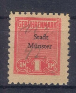 Germany local revenue Münster Muenster Stempelmarke fiscal - Picture 1 of 1