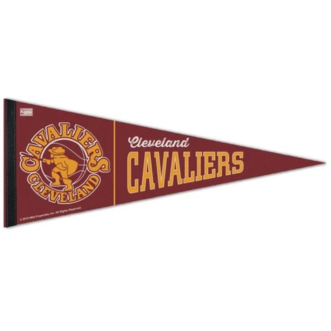 CLEVELAND CAVALIERS HARDWOOD CLASSIC PREMIUM QUALITY PENNANT 12"X30" BANNER Cover