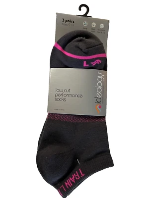 Calcetines de rendimiento al tobillo Ideology No-Show, paquete de 3 zapatos grises talla 4-10 Foto 1 de 4