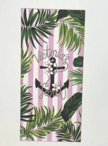 Victorias Secret pink/white stripe beach towel for summer NWT RARE 30"x64" - Picture 1 of 5