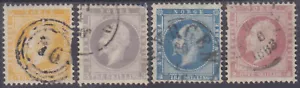 NORGE - 1856/1857 - KING OSKAR Mi. 2-5 - usado - Imagen 1 de 2