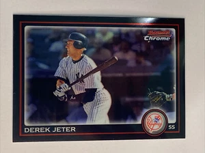2010 Bowman Chrome #147 Derek Jeter New York Yankees - Picture 1 of 2