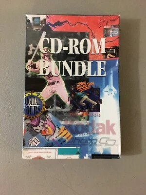 New! Vintage Pc Cd-Rom Bundle 105 Titles Games World Atlas Comptons Encyclopedia - Image 1 of 4